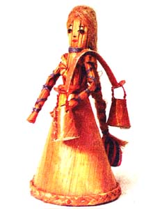 Кукла сделанная из соломы