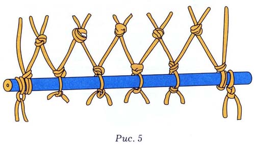Плетение гамака для кукол своими руками