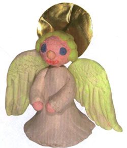 Ангел сделанный из пластилина