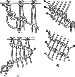 Диагональный репсовый узел